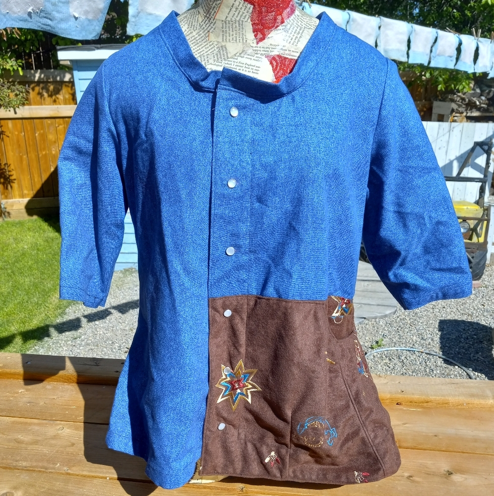 Asymmetrical snap close top homemade